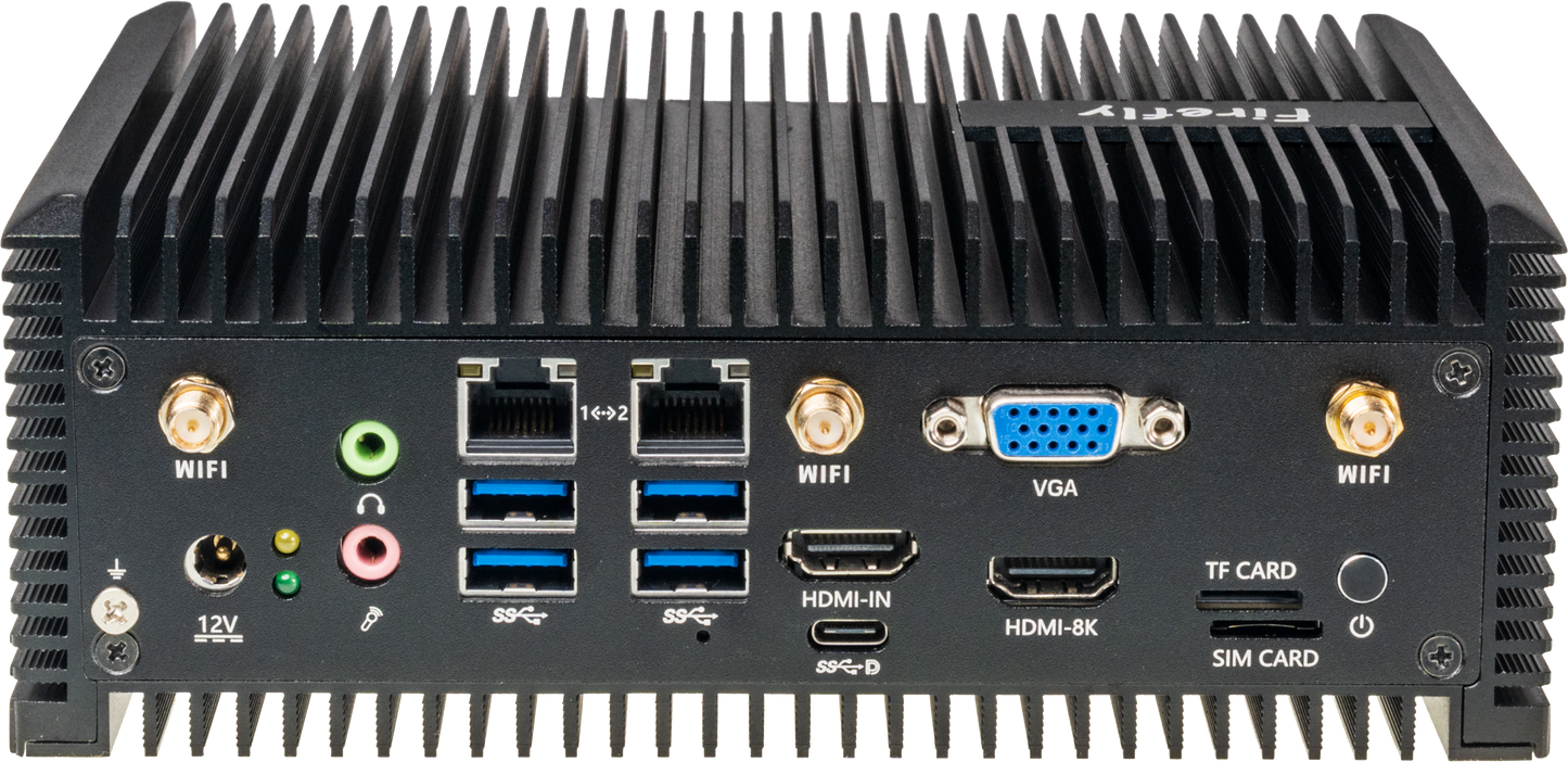 EC-A3588JQ Octa-Core AI Industrial Fanless Computer