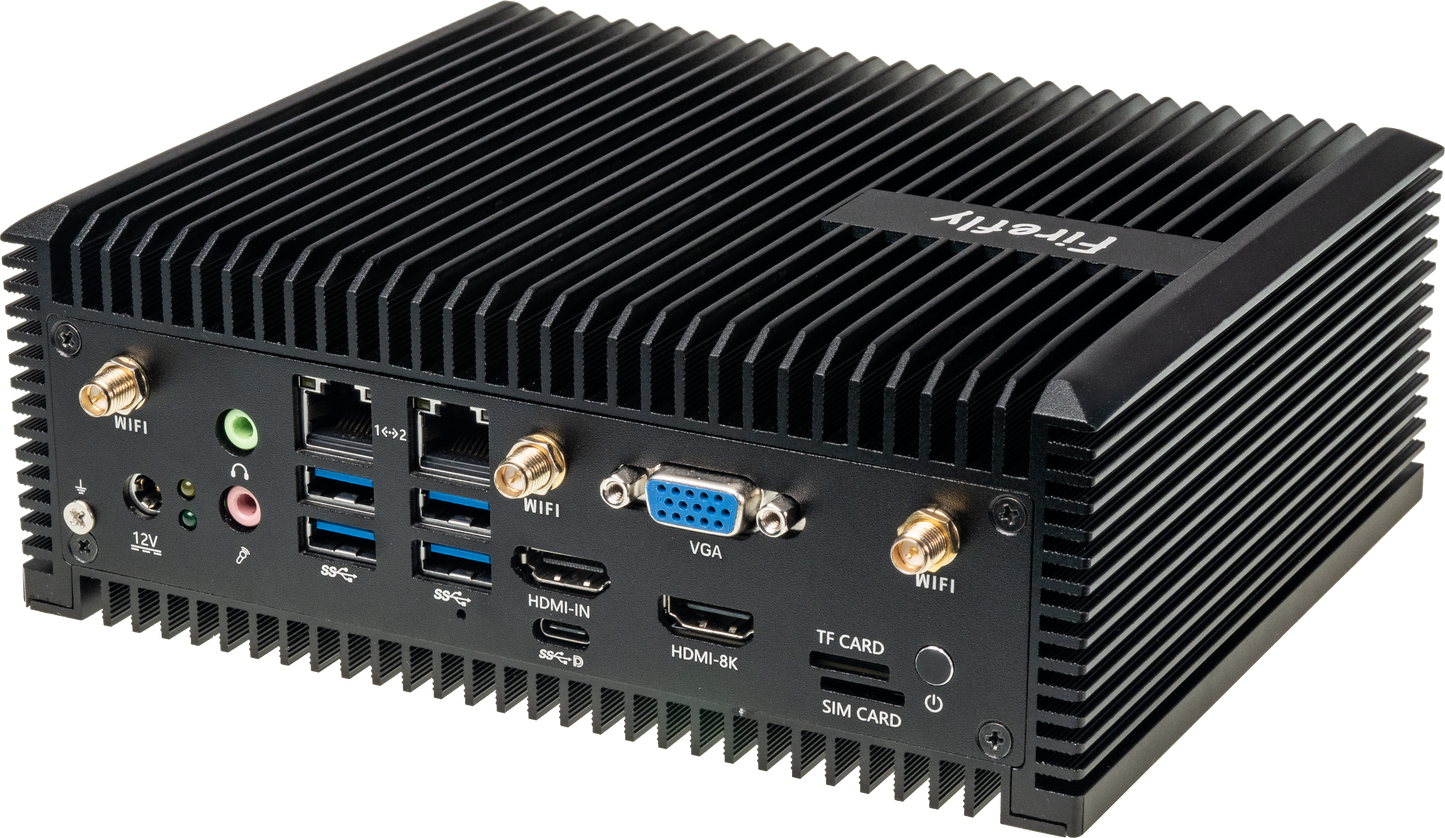 EC-A3588JQ Octa-Core AI Industrial Fanless Computer