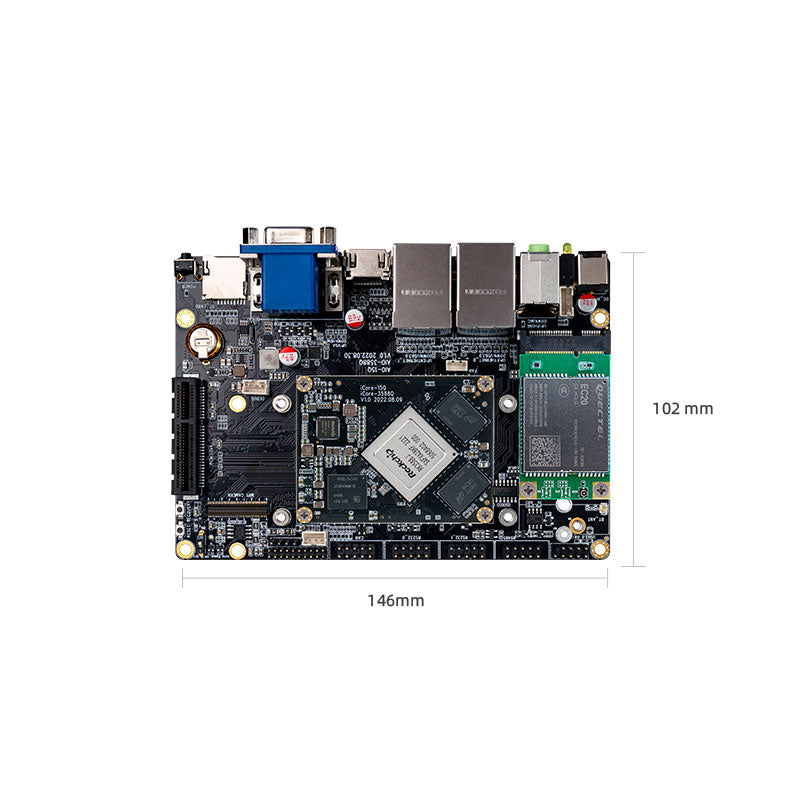 AIO-3588JQ ARM AI Industrial Motherboard
